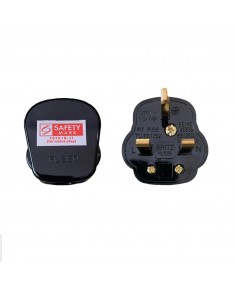 BRITZ 9398BK 13A Plug Top (Black)